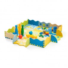 Дитячий килимок-пазл з бортиками WCG Transport 300x300х12мм, 25 частин, код: EVA SSD3-IF Дитячий килимок-пазл з бортиками WCG Transport 300x300х12мм, 25 частин, код: EVA SSD3-IF