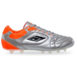 Бутси футбольні Aikesa розмір 43 (27,5см), срібний-помаранчевий, код: S-11_43GROR
