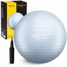 М"яч для фітнесу (фітбол) 4Fizjo 55 см Anti-Burst Grey, код: P-5905973404747