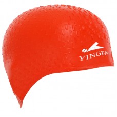 Шапочка для плавання на довгі коси Yingfa, червоний, код: C0061_R
