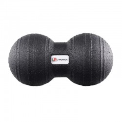 Масажний м"яч подвійний U-Powex Epp foam peanut ball 240х120 мм, чорний, код: UP_1004_Ball_D12*24cm