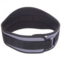 Пояс атлетичний посилений регульований Zelart ширина 15см XL сірий, код: SB-165506_XL-S52 Пояс атлетичний посилений регульований Zelart ширина 15см XL сірий, код: SB-165506_XL-S52