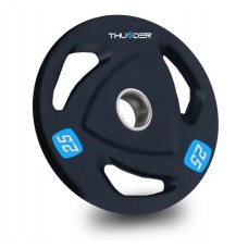 Диск олімпійський Thunder 2,5 кг, чорний, код: Olympic-Plate-2,5KG-IN