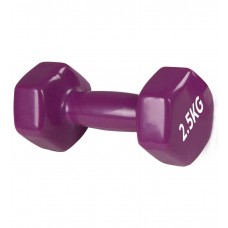 Гантель PowerPlay вінілова 1х2.5 кг, фіолетова, код: PP_4125_2.5kg Гантель PowerPlay вінілова 1х2.5 кг, фіолетова, код: PP_4125_2.5kg
