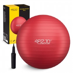 М"яч для фітнесу (фітбол) 4Fizjo 85 см Anti-Burst Red, код: P-5907739316387