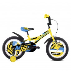 Дитячий велосипед Capriolo Mustang 16”, жовто-блакитний, код: 921116-16-IN