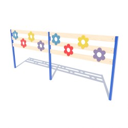 Секція огорож для дитячих майданчиків Miros 3140х50х1200 мм, код: DIO904.1 Секція огорож для дитячих майданчиків Miros 3140х50х1200 мм, код: DIO904.1