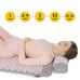 Килимок акупунктурний з валиком 4Fizjo Classic Mat XL Аплікатор Кузнєцова 1100х420х20 мм, сірий-рожевий, код: P-5907739313294