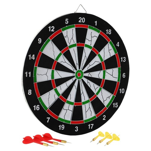 Дартс із Флока Flocked 6 дротиків і мішень Baili17"х1/2" (43х1,3см), код: SJ-17316