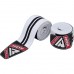 Бинти на коліна RDX K1 Gym Knee Wraps Plus, білий-чорний, код: WAH-K1W+