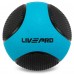 М"яч медичний медбол Medicine Ball LiveUp 5кг, чорний-синій, код: LP8112-5
