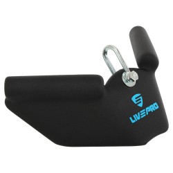 Рукоятка для зворотної тяги з вузьким хватом нековзне покриття LiveUp Reverse Grip 305 мм, чорний, код: LP8322 Рукоятка для зворотної тяги з вузьким хватом нековзне покриття LiveUp Reverse Grip 305 мм, чорний, код: LP8322