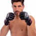 Рукавички для змішаних єдиноборств MMA Boxer шкіряні L, чорний, код: 5020_LBK Рукавички для змішаних єдиноборств MMA Boxer шкіряні L, чорний, код: 5020_LBK