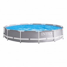 Круглий каркасний басейн Intex Prism Frame Pool, 3660x760 мм, код: 26712-IB