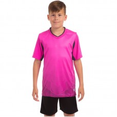 Футбольна форма підліткова PlayGame Rhomb розмір 28, ріст 140, рожевий-чорний, код: 11B_28PBK