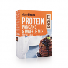Суміш для млинців і вафель GymBeam Pancake & Waffle Mix зі смаком шоколаду , код: 8588006485394