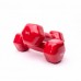 Гантель аеробна вінілова Fitnessport VDD-01-2кг, 1x2 кг, червоний, код: 10173-AX
