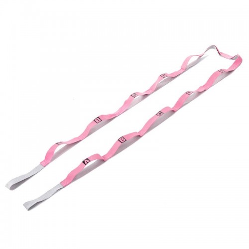 Стрічка для розтяжки Record Stretch Strap малиновий, код: FI-1723_M Стрічка для розтяжки Record Stretch Strap малиновий, код: FI-1723_M