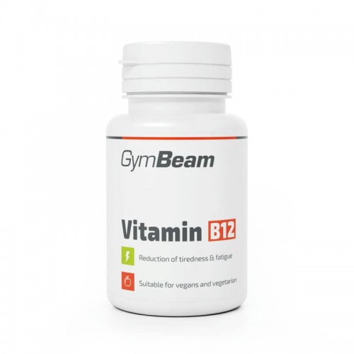 Вітамін В12 (кобаламін) GymBeam 60 капсул, код: 8588007275604