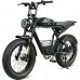 Електровелосипед Samebike Pilot M20 SR (1000 Вт; 18 А*год; 48 В), колеса 20", з ручкою газу, чорний, код: SMB-M20-black