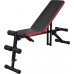 Регульована лава для кранча vidaXL зі штангою та гантелями 60,5 кг, код: M-6574913-IN