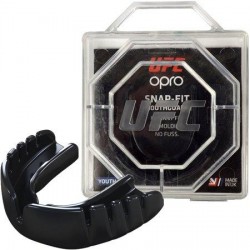 Капа Opro Snap-Fit UFC дитяча (вік до 10) Black, код: SN_JR_UFC_Black-PP
