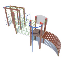 Гімнастичний комплекс Miros “Потапчик”, код: DIO688 Гімнастичний комплекс Miros “Потапчик”, код: DIO688