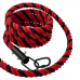 Канат для лазіння Orlins CrossFit х/б 4 м, діаметр 40 мм з кронштейном, червоно-чорний, код: RO-139