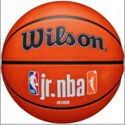 М"яч баскетбольний Wilson JR NBA Fam Logo Auth Outdoor BSKT №7, помаранчевий, код: 097512643573