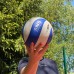 М"яч волейбольний клеєний SNS VS1003 №5, білий-синій, код: 10201-SNS