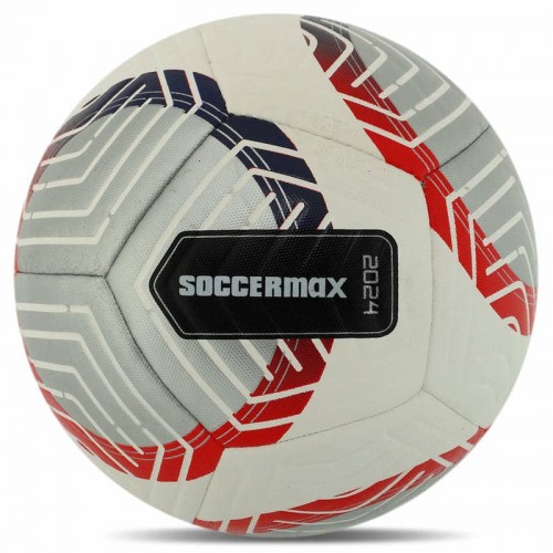 М"яч футбольний Soccermax FIFA №5 PU, білий, код: FB-8466_W