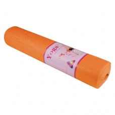 Килимок для фітнесу і йоги Let`sGo PVC 1730х610х6 мм, помаранчевий, код: LG611736R-WS
