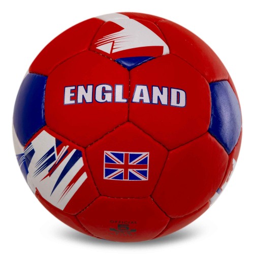 М"яч футбольний Ballonstar England №5 PU, червоний-білий, код: FB-0047-798
