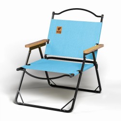 Стілець розкладний зі спинкою для кемпінгу WCG Chill блакитний, код: CH-S24L-IF Стілець розкладний зі спинкою для кемпінгу WCG Chill блакитний, код: CH-S24L-IF
