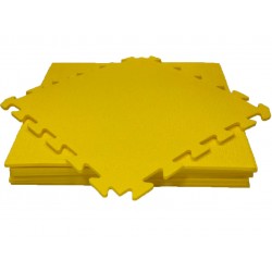 М"яка підлога килимок-пазл Lanor 480х480х10мм, жовтий, код: 1572461790-E