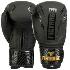 Боксерські рукавиці шкіряні Fistrage 10 унцій, чорний, код: VL-5539_10BK Боксерські рукавиці шкіряні Fistrage 10 унцій, чорний, код: VL-5539_10BK