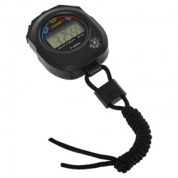 Секундомір Flott 10 результатів пам"яті, чорний-срібний, код: F-099 Секундомір Flott 10 результатів пам"яті, чорний-срібний, код: F-099