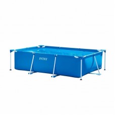 Прямокутний каркасний басейн Intex Rectangular Frame Pool 2200x1500x600 мм, код: 28270-IB