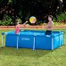 Прямокутний каркасний басейн Intex Rectangular Frame Pool 2200x1500x600 мм, код: 28270-IB