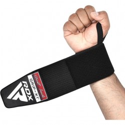 Бинти для зап"ясть (кистьові бинти) RDX W3 Gym Wrist Wraps Full Black, код: WAH-W3FB