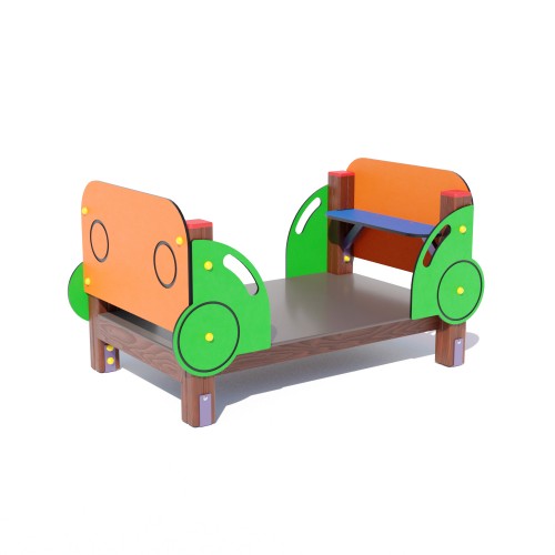 Ігровий комплекс Miros “Машинка” 1420х920х850 мм, код: DIO422.1HDPE Ігровий комплекс Miros “Машинка” 1420х920х850 мм, код: DIO422.1HDPE