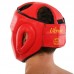Шолом боксерський з повним захистом шкіряний Boxer New L, червоний, код: 2033-N_LR Шолом боксерський з повним захистом шкіряний Boxer New L, червоний, код: 2033-N_LR