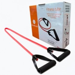 Еспандер трубчастий для фітнесу Sveltus Strong 11 кг, червоний, код: SLTS-3900-TS Еспандер трубчастий для фітнесу Sveltus Strong 11 кг, червоний, код: SLTS-3900-TS