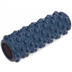 Роллер для занять йогою і пілатесом FitGo Grid Bubble Roller, синій, код: FI-5714_BL