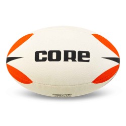 М"яч для регбі Core №4, білий-червоний, код: R-5290-4