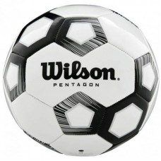 М"яч футбольний Wilson Pentagon №5, білий-чорний, код: 887768819064 М"яч футбольний Wilson Pentagon №5, білий-чорний, код: 887768819064