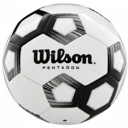 М"яч футбольний Wilson Pentagon №5, білий-чорний, код: 887768819064 М"яч футбольний Wilson Pentagon №5, білий-чорний, код: 887768819064