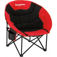 Крісло KingCamp Moon Leisure Chair 840х700х800 мм, темно-червоний, код: KC3816 Black/Red