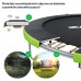 Садовий батут Zipro Jump Pro Premium з внутрішньою сіткою 8FT 252 см, зелений-чорний, код: M-12578745-IN