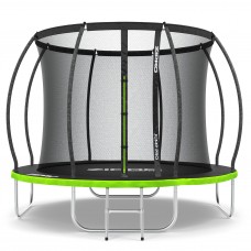 Садовий батут Zipro Jump Pro Premium з внутрішньою сіткою 8FT 252 см, зелений-чорний, код: M-12578745-IN